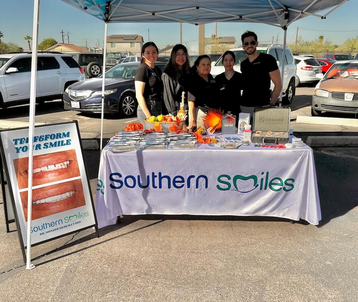 Southern Smiles team at the Garden Harvest Health Fair, photo 2